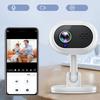 Indoor Security Camera 1080P HD WiFi Motion Detection 2 Way Talk Night   360 Degree Rotation Smart Camera with APP for Home Baby Monitoring