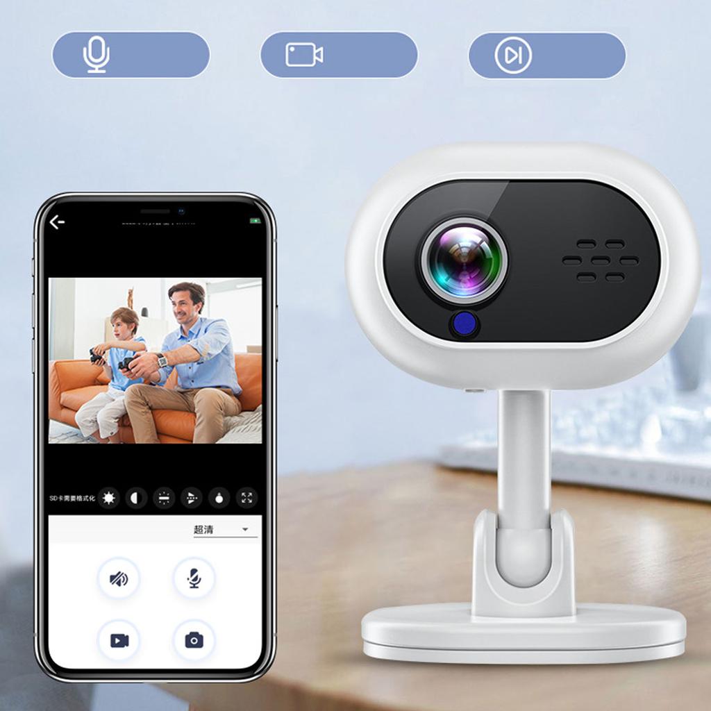 Indoor Security Camera 1080P HD WiFi Motion Detection 2 Way Talk Night 360 Degree Rotation Smart Camera with APP for Home Baby Monitoring