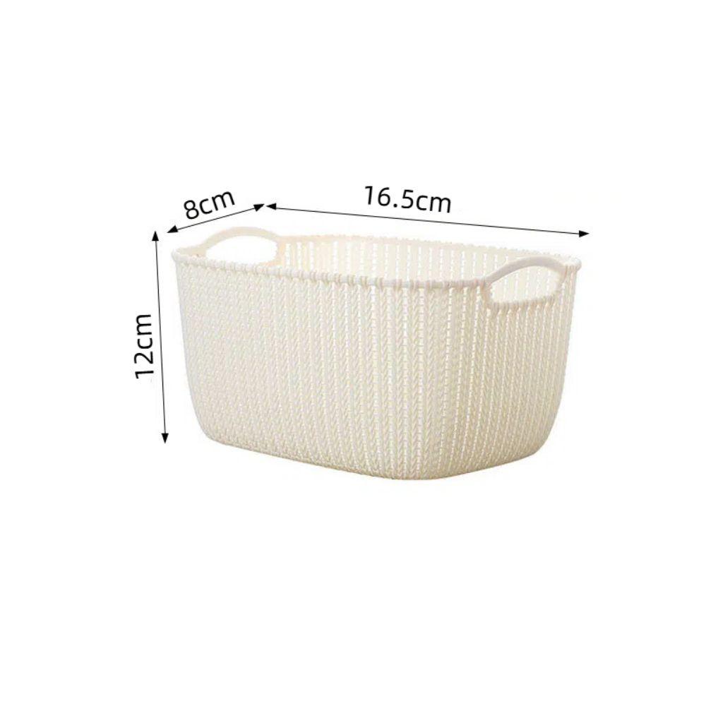 

Пластиковий настільний кошик для зберігання великих файлів Коробка для зберігання Ванна кімната Брудний одяг Small