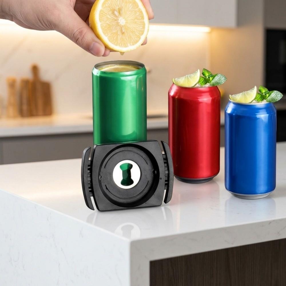 Handheld Manual Can Opener Smooth Edge Can Lid Remover Beer Soda Can Cutter for Home