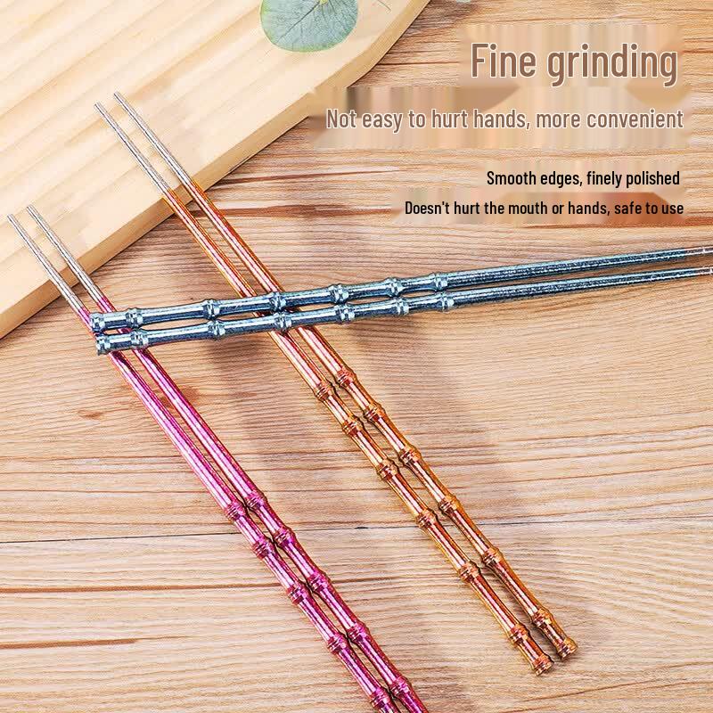 Pure Titanium Bamboo Joint Chopsticks