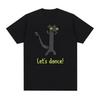 Toothless Dance Meme Let's Dance Meme T Shirt Men Women Fashion Retro Gothic Funny T-shirts Casual Cotton Oversized T-shirt Tops