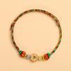 Handmade Five-Color Dragon Boat Festival Bracelet: Woven Gold Thread for Wealth & Protection - Perfect Gift for Adults & Children