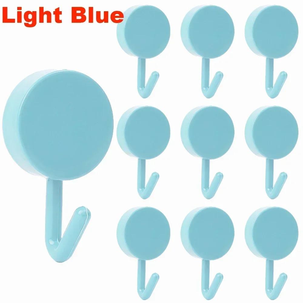 10 Piece Set Kitchen Gadgets Hat Hook Home and Decoration Keys Hanger Bathroom Organizer Storage Household Use Hooks Kitchenware