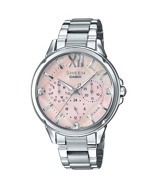 

Casio Men s Stainless Steel 50M Water Resistant Analog Quartz Watch SHE-3056D-4A красный