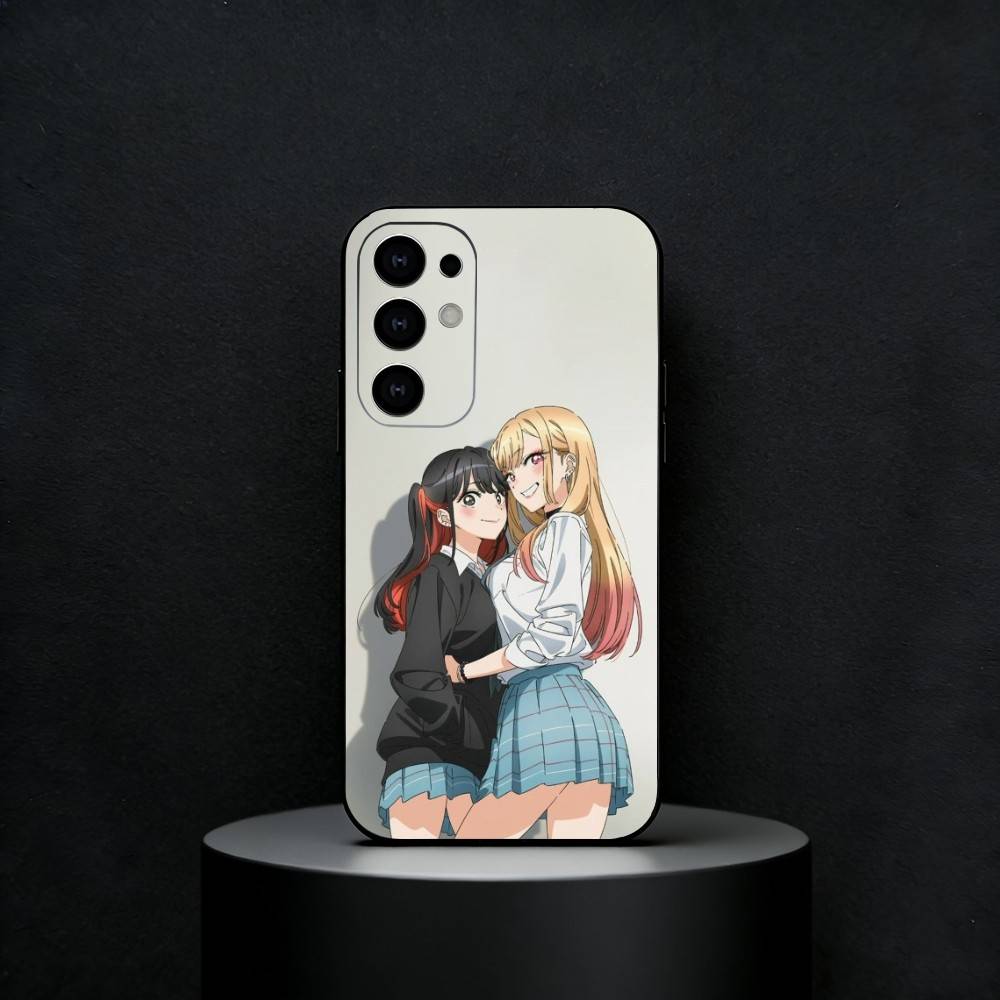 My D-Dress Up D-Darling Phone Case For Samsung S25,S24,S23,S22,S21,S20,Plus,Fe,Lite,Others Black Cover Samsung S25ULTRA