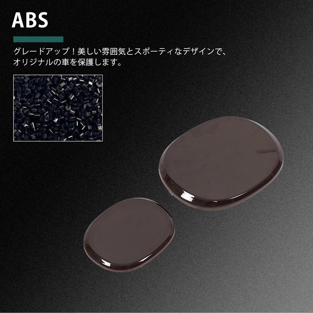 Hcilloend Neue Mazda Roadster ND Serie 2016-2024 Emblemabdeckung, Emblem-Schild, Abzeichenabdeckung, ABS,