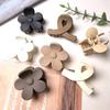 4cm Frosted Milk Coffee Hair Claw Clip for Women’s Updo – Small, Simple, Shark Design