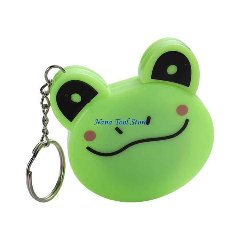 

31GJ Easy Carry 1.5m Rings Tape Measure Cartoon Animal Shapes ABS PVC Tool For Home Use