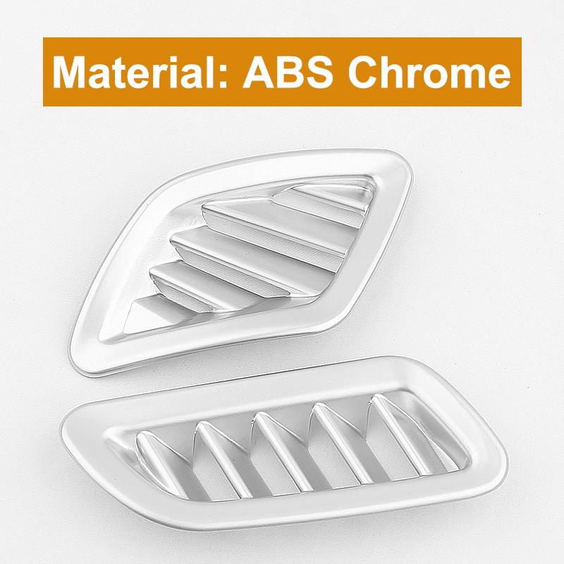 For Jeep Renegade 2015 2016 2017 2018 2019 2020 2024 2024 2024 ABS Car Dashboard Air Conditioning Vent Outlet Trim Cover Sticker