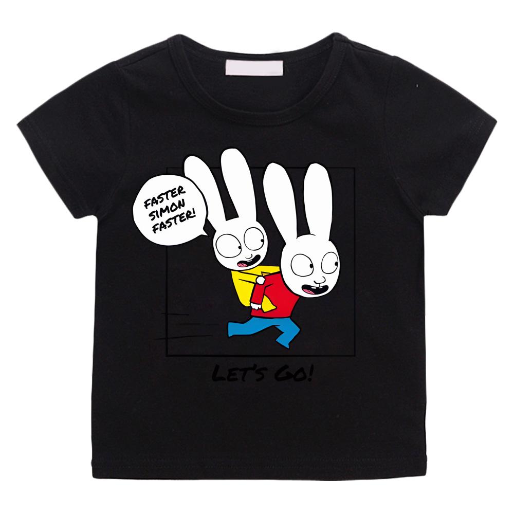 Let's Go Kids Children's Cartoon 2026 T-shirts Cartoon Print Manga Cotton Tshirt Aesthetic Cartoon Boys/girls T Shirt
