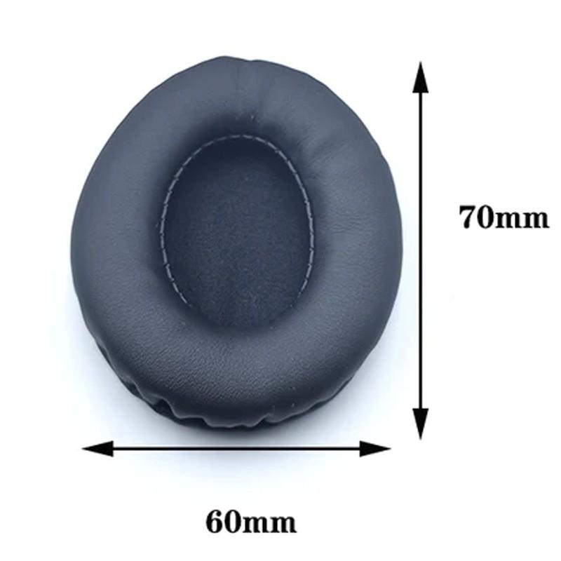 Амортизирующее ощущение Комфорт Подушка для наушников Овальная подушка для наушников Губчатая кожаная подушка