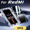 2 Stück Redmi Note 13 14 15Pro Plus Gehärtetes Glas Displayschutzfolie Kratzfest HD Klar Einfache Installation