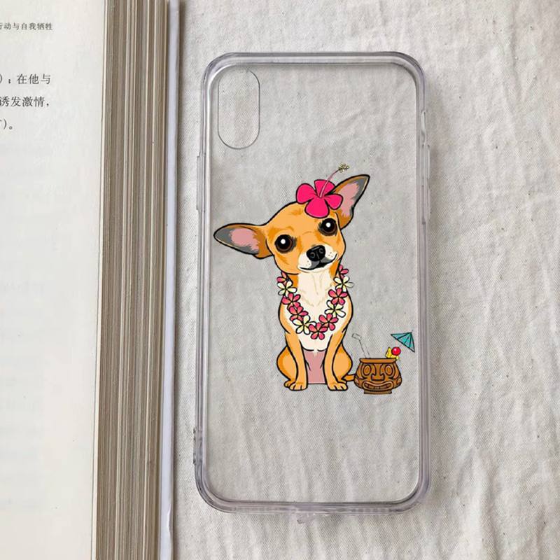 Chihuahua Dog Fashion Phone Case for iPhone 11 12 13 mini pro XS MAX 8 7 6 6S Plus X 5S SE 2020 XR case