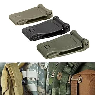 2er-Pack Mehrzweck-Taktik-Rucksackgurt-Clip, Gurtband-Dominator-Schnalle, Rucksackgurt-Management-Clip für Gurtband