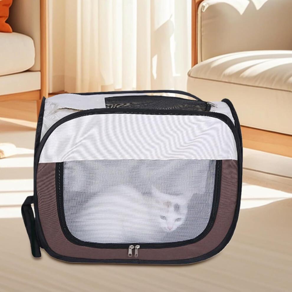 Katzen Trockenbox Mit Reinigungsfunktion, Zusammenklappbarer Trockner Für Welpen & Kitten, Haarflugschutz, Pflegehaus