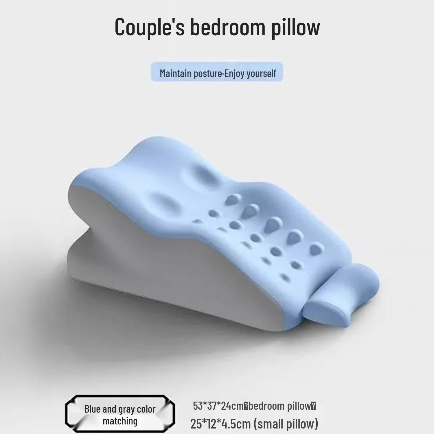 

Подушка для лежання на животі подвійного призначення: Подушка-спинка для пар та багатофункціональна подушка-підтримка 39*59*46CM