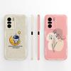 For Poco F3 GT Case Cute Panda Soft Liquid Silicone Camera Protection Shockproof Phone Cover For Poco F 3 PocoF3 Back Covers