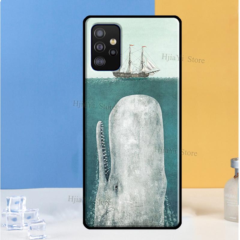Cartoon Whale Case For Samsung A71 A51 A31 A11 A72 A52 A42 A32 A12 A21S A20e A10 A20 S A30 A40 A50 A70