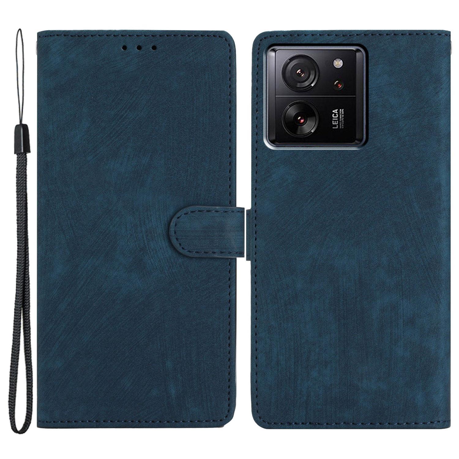

For Xiaomi 13T/13T Pro/Redmi K60 Ultra Magnetic Case Leather Wallet Phone Stand Cover Blue