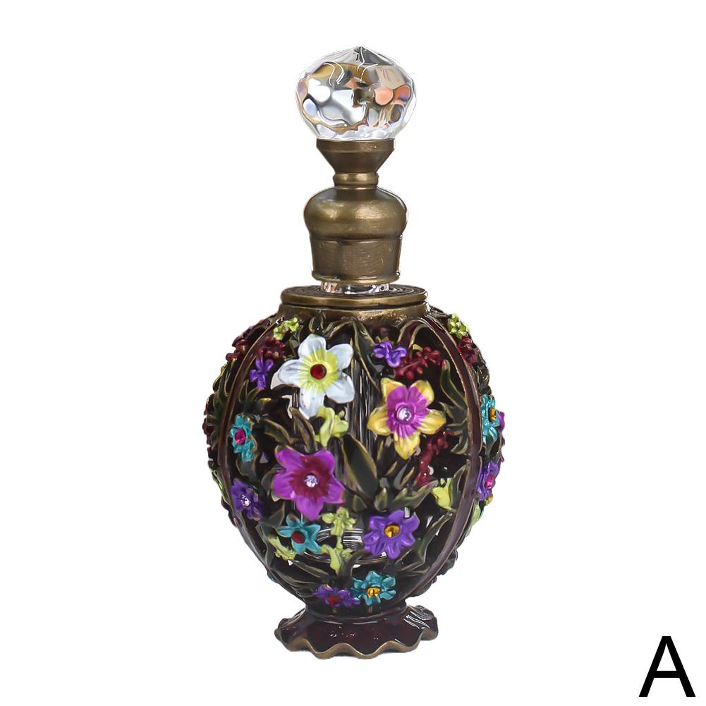 5/10/12/15/25ml Luxus Glas Parfümflasche zum Nachfüllen von ätherischem Öl Arabisches Design Premium Aromaöl Spender Großhandel