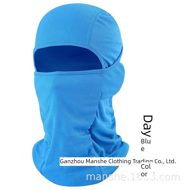 

Best Selling Cycling Mask Balaclava Flying Tiger Head Cover Outdoor Sports Windproof Sunscreen Mask Sky Blue Quick Dry Breathable One size