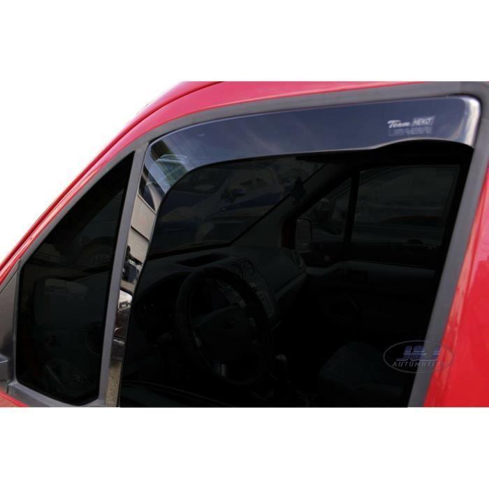 Déflecteurs D'air - J&J AUTOMOTIVE - Heko - Fumé - Installation Facile - Pour Ford Transit Connect 2004-2013