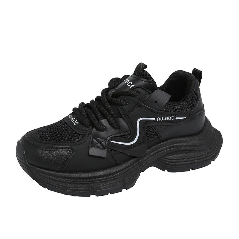 New dad shoes women's spring student sports running shoes casual shoes with heightened thick soles