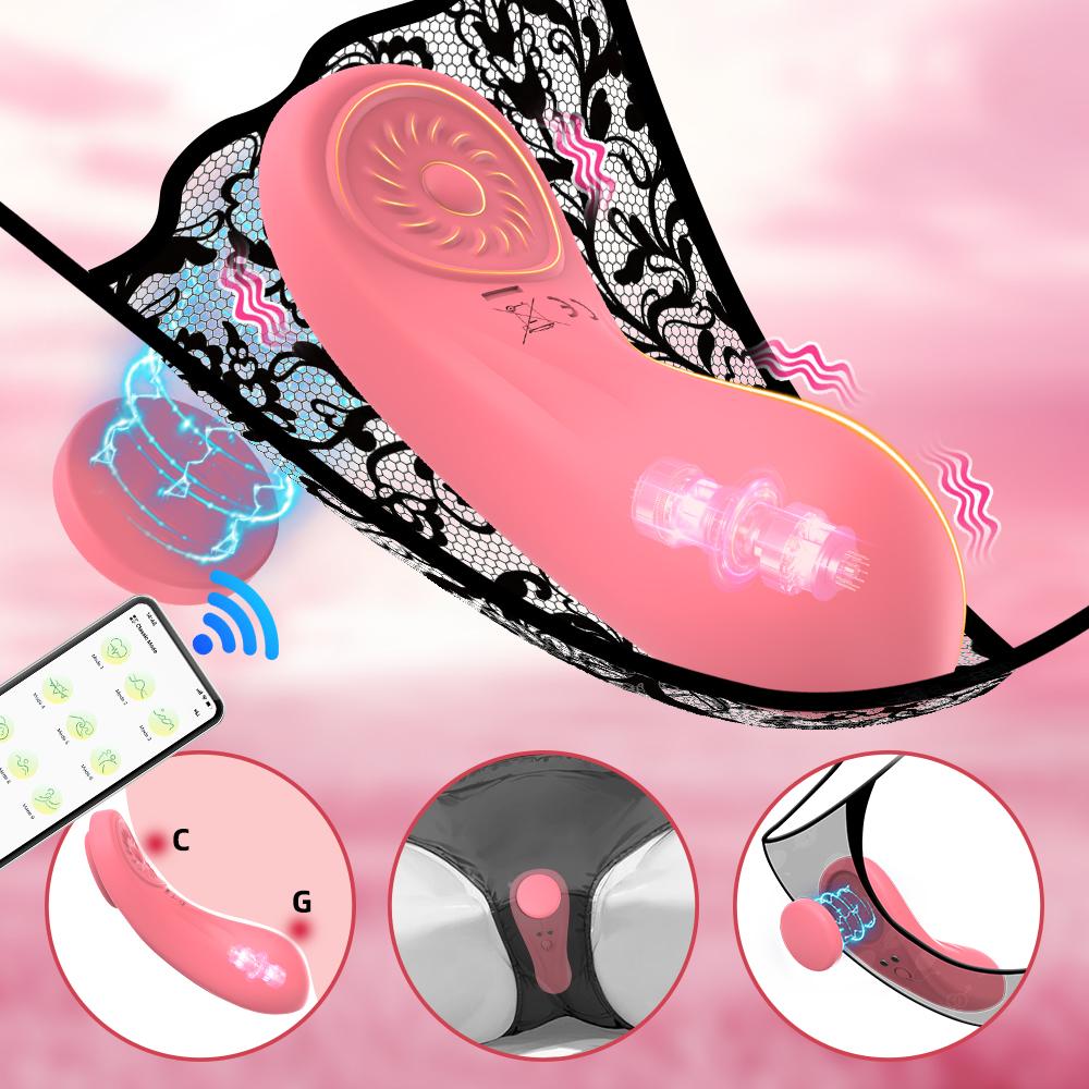 APP Control Wearable Clitoris Mini Vibrator Women Panties Female Masturbator Sex Toy Clit Stimulator Couple Pleasure