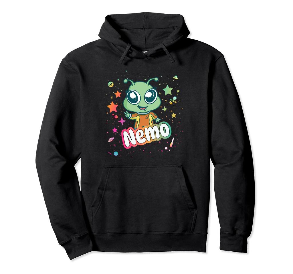 NEMO - Cute Boy's Name with Cute Astronaut Hoodie