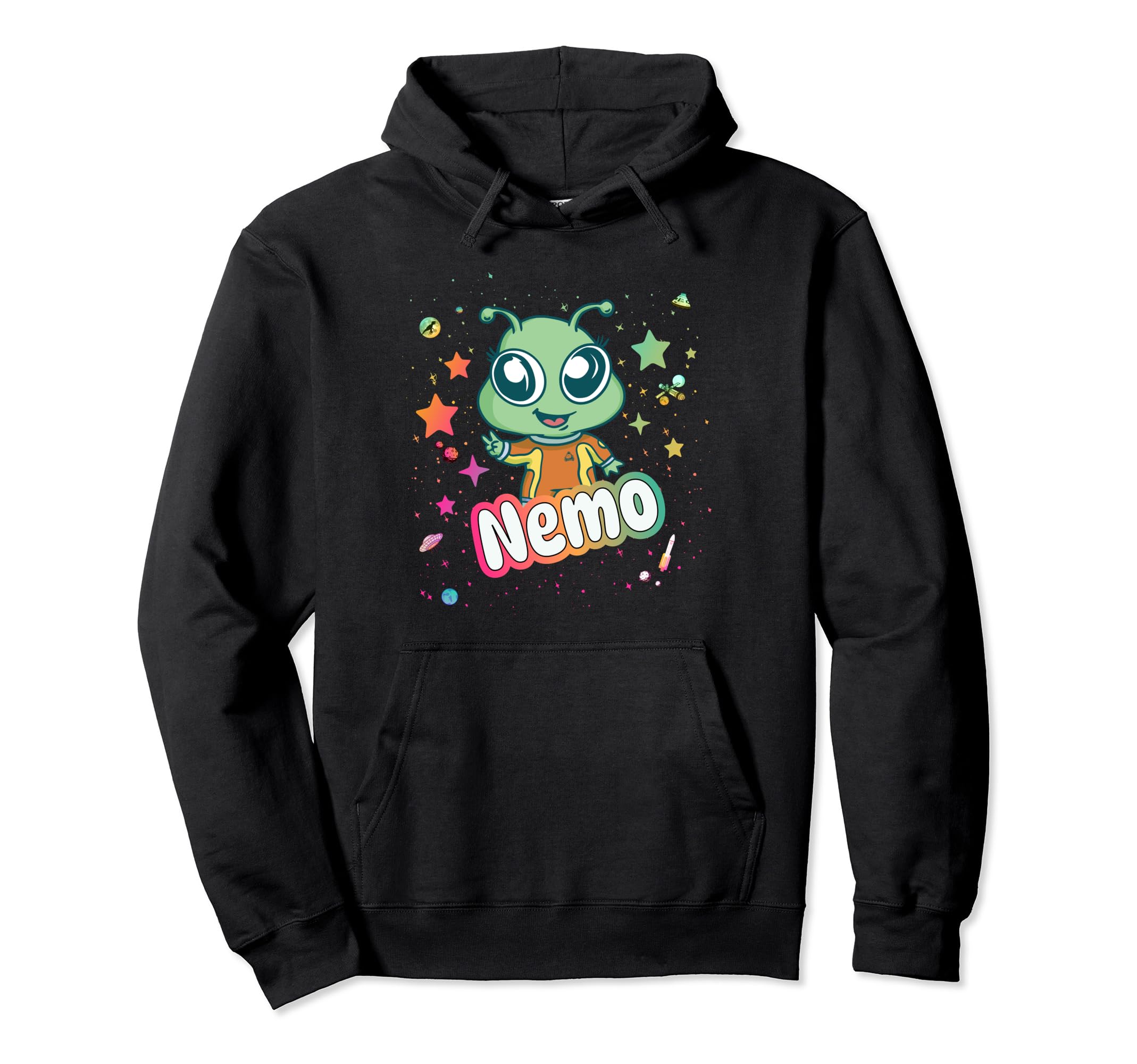 

NEMO - Cute Boy s Name with cute Astronaut Hoodie
