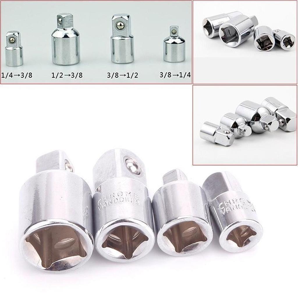 4 Stück Knarrennuss Adapter Reduzierer Konverter Set Werkzeugsatz