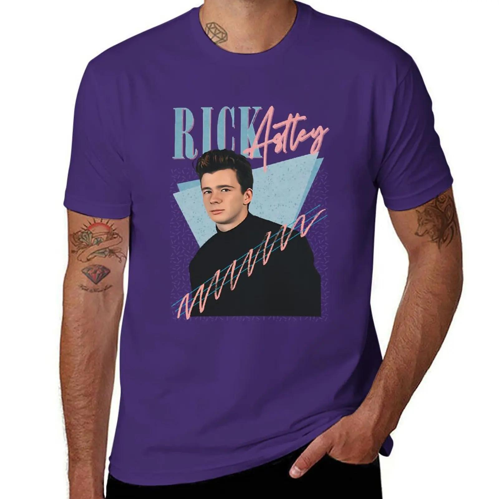 GUOYAN TOP Rick Astley T-shirt zomer top vintage anime shirt grafische t-shirts grote maten heren t-shirts pak 3XL