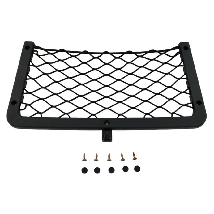 Oversized Car Accessories Organizers Soft Mesh Construction Storage Area Secures Trinkets Without Damaging Surfaces