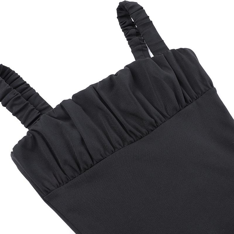 Elegant Satin Corset Mini Dress For Women Ruched Fashion New Spaghetti Strap Sleeveless Backless A-line Club Party Sexy Dress