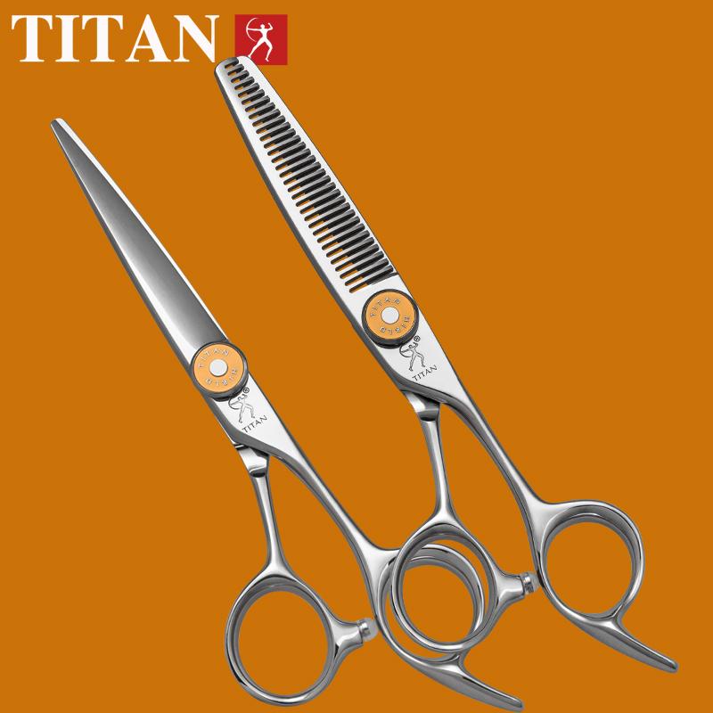 TITAN Hair Scissors Professional Barber Scissors Cutting Thinning Shear Vg10 Steel