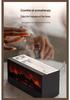 3D Aroma Diffuser & Fireplace Humidifier with Remote Control - Seven-Color LED Display
