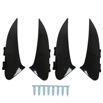 4pcs Rear Bumper Air Vent Spoiler Left Right Glossy Black Replacement for Mercedes Benz C118 X118