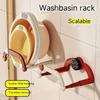 1PCS Foldable Telescopic Bathroom Toilet Washbasin Rack Toilet Shelf Storage Rack