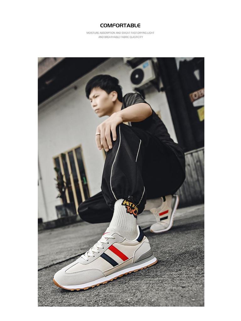 Pánské módní protiskluzové běžecké boty Double Star Forrest Gump 2024: Trendy, ležérní, univerzální sportovní obuv.