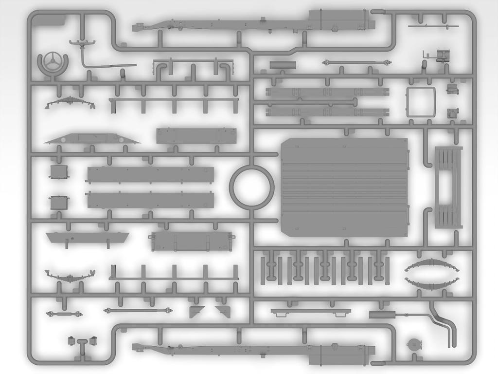 ICM WWII British Mobile Chapel Truck with Figure Plastic Model 35585 1/35 (Combat Vehicle)