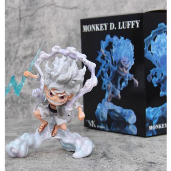 SCHÖNE Story Story One Piece New Gear 5 SD Nicarupi Figuren Monkey.DD. Ruffy-Figur, 16 cm, PVC-Material, 1 koreanisches Spielzeug