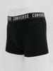 Kaituck Family Converse Boxer Briefs, 3-Piece Set, Underwear, Black, Sizes M, L, LL (L, Black)