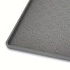 Anti-Slip Pet Food Mat | Waterproof & Easy Clean | Durable Dog Cat Bowl Mat with Paw Prints