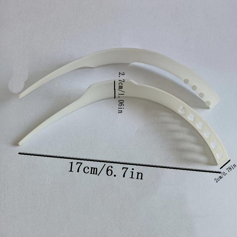 Verstellbare Kragenstütze Unsichtbarer Ausschnittverstärker für Hemden & Anzüge, Strapazierfähiger Kunststoff, Passt perfekt unter Kleidung, Hemdzubehör