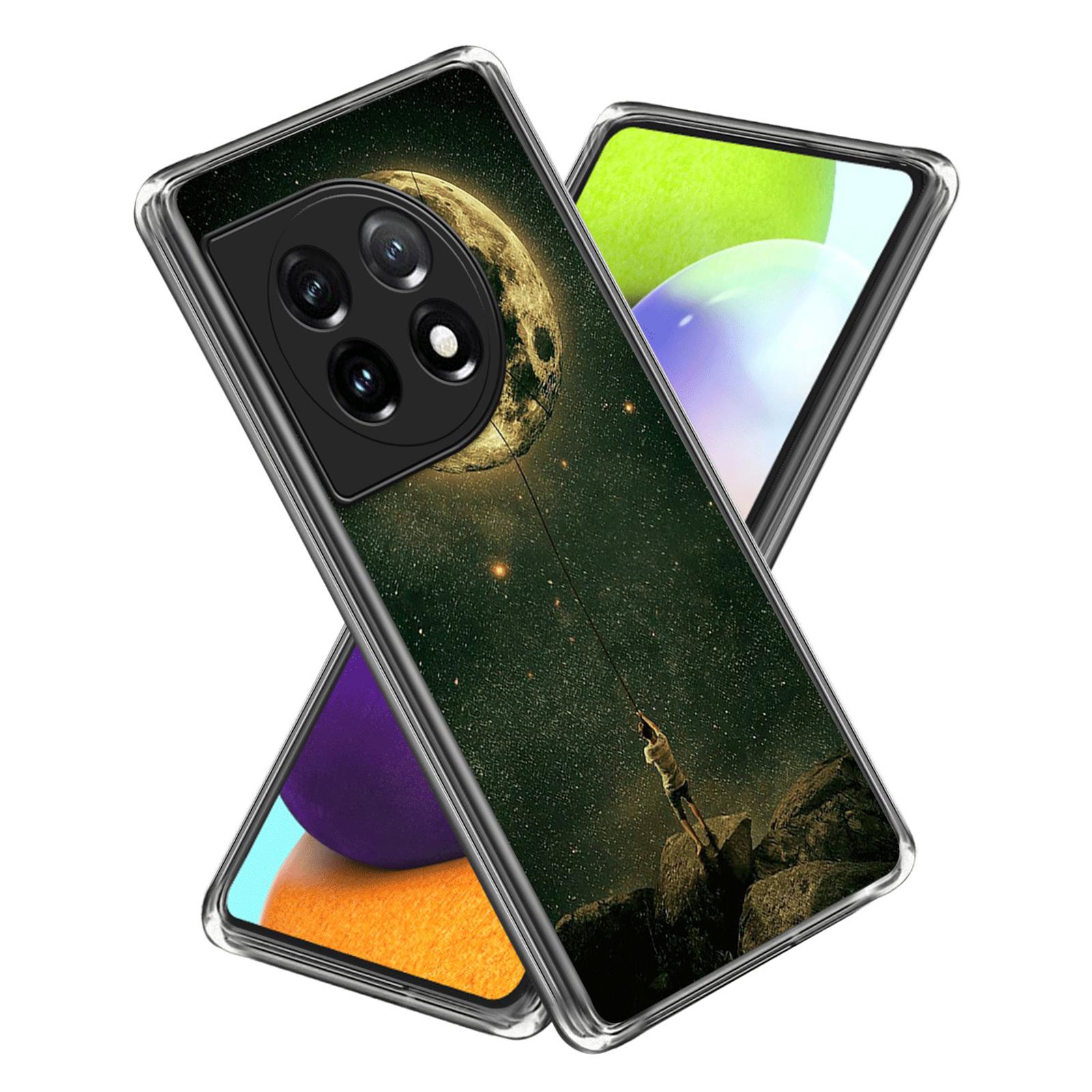 

For OnePlus Ace 3 5G/12R 5G Phone Case Slim Pattern Printed TPU Cover Moon