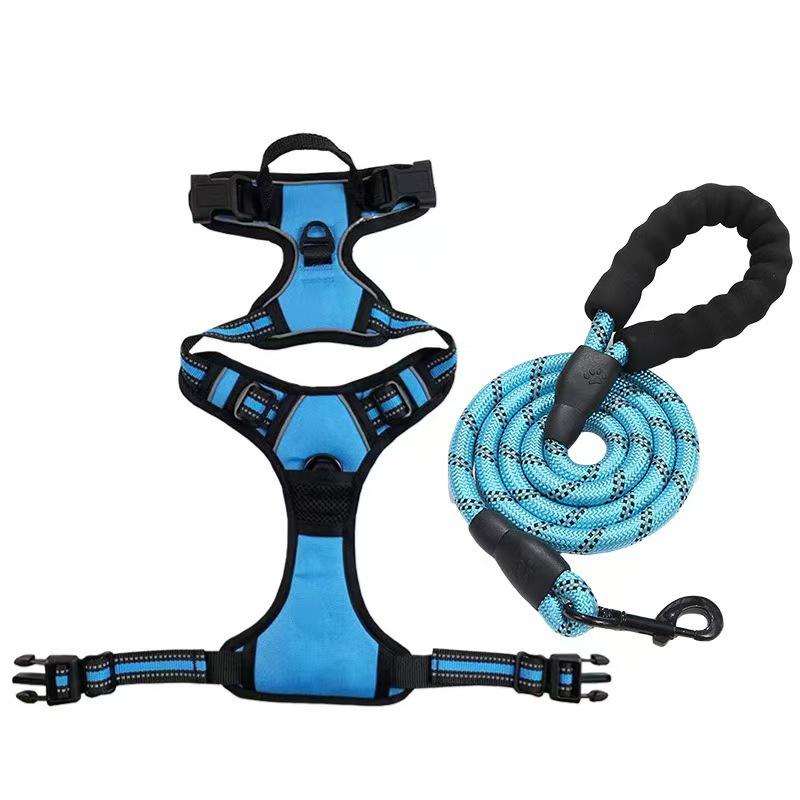 Pet Dog Multi-layer Integrated Leash Harness