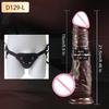 Wearable Realistic Strapon Dildo Skin Testicles Sliding Anal Vagina Sexy Adult Masturbation Big Penis For Women Sex Toys Dildos