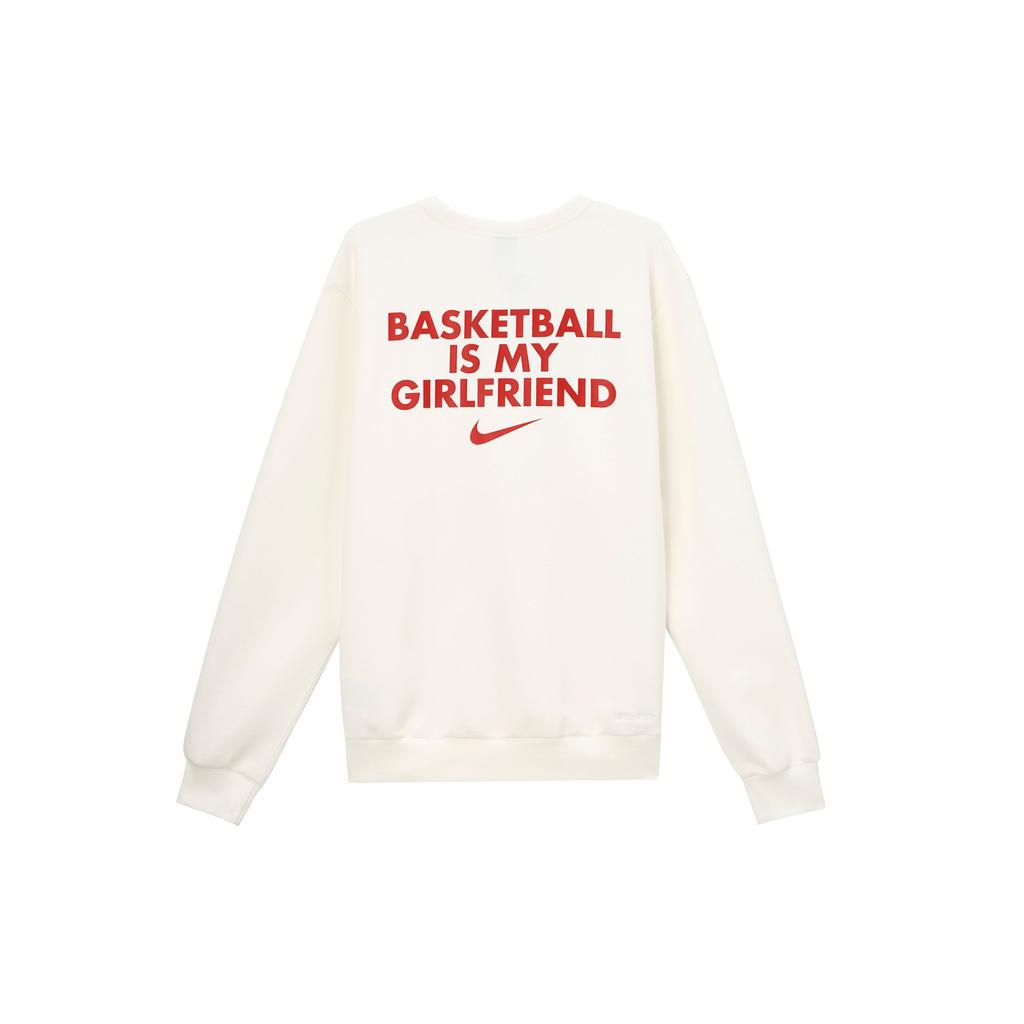 Nike Logo Casual Comfortable Letter Long Sleeve Spliced College Sweatshirt Men sweatshirt White IB5504133