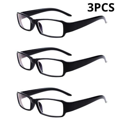 3PCS Anti-blue Light Finished Myopia Glasses for Women Men Unisex Readers Eyeglasses Diopter -1.0 -1.5 -2.0 -2.5 -3.0 -3.5 -4.0